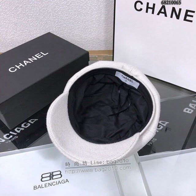 Chanel女士帽子 香奈兒經典八角帽貝雷帽  mm1071